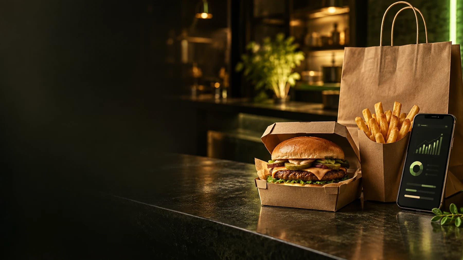 Restaurant présenté avec ses outils de visibilité digitale